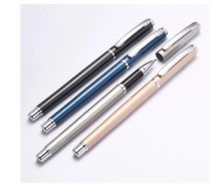 Deli Metal Sign pen 0.5MM Gel pen Ballpoint Pens Smooth Refill MiKuni Japan For School Office Home