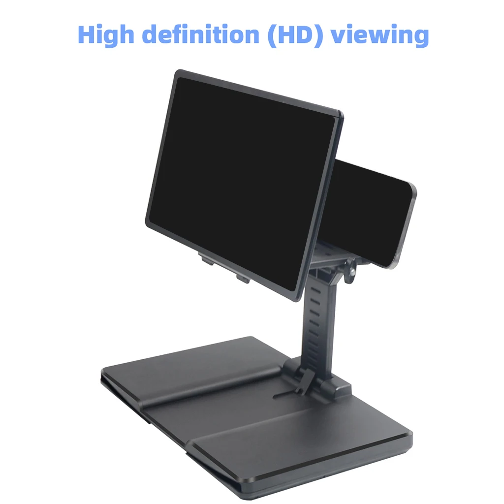 مكبر للصوت شاشة الهاتف المحمول مع دعم للطي Videos أفلام الألعاب منع الإشعاع الهاتف المحمول مستقرة