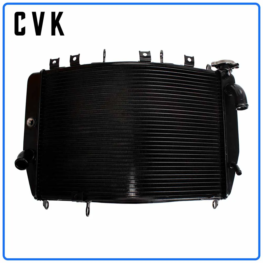 CVK Motorcycle Radiator Cooler Cooling Water Tank for Kawasaki ZX-9R 2000 2001 2002 2003 ZX9R 00 01 02 03 Aluminium ZX900 ZX900F