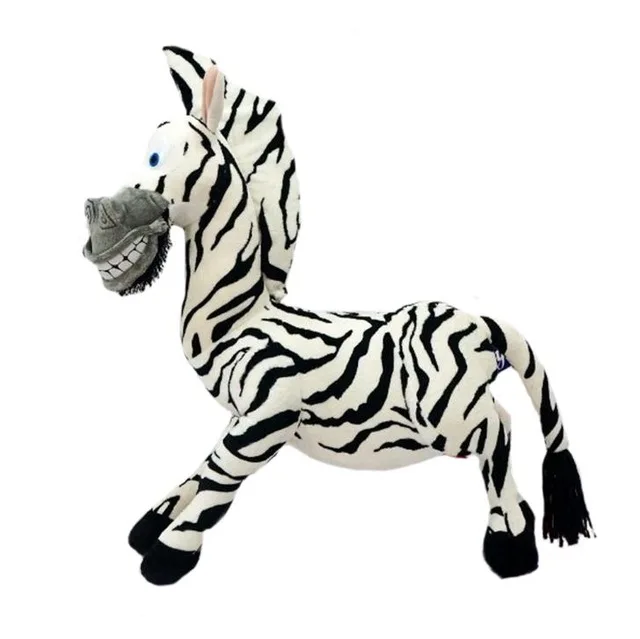 6 Styles Madagascar Plush Toys Madagascar Cartoon Figure Lion Giraffe Penguin Zebra Hippo Dolls Cute Gift Toys for Children Kids