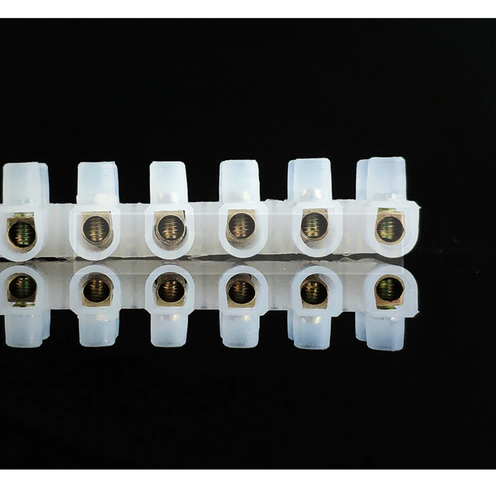 electric connector strip Wire connector Barrier Electirc Strip Block Terminal Plastic Screw terminal block connector