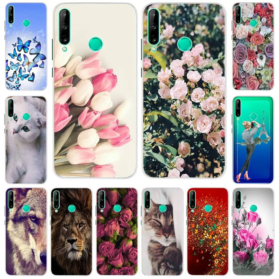 Силиконовый чехол для Huawei Y7P, чехол 6,39 дюйма, задняя крышка для телефона с цветочным принтом для Huawei Y7P 2020, Y 7, фотография, мягкие чехлы из ТПУ
