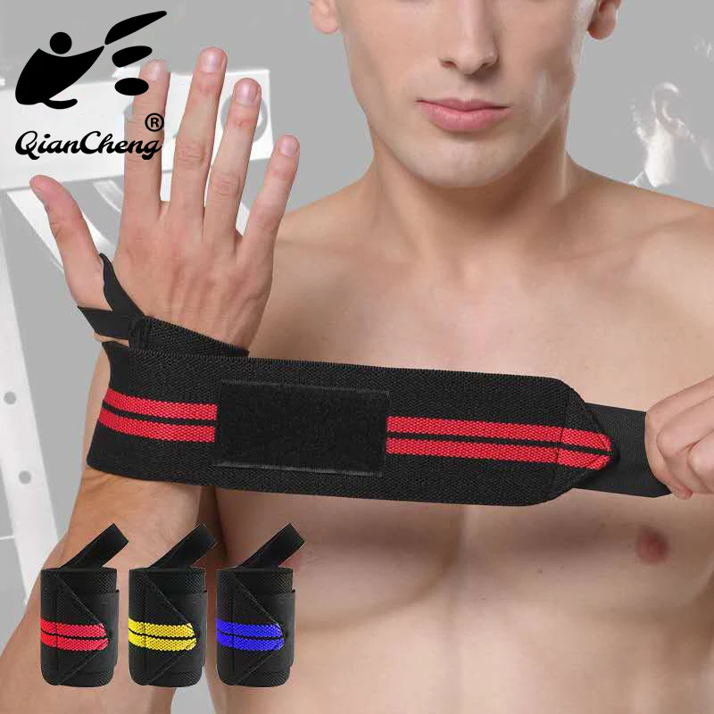 1Pieces Sports Winding Wristband Badminton Basketball Sweat-absorbent Compression Fitness Weightlifting Elastic Wristband