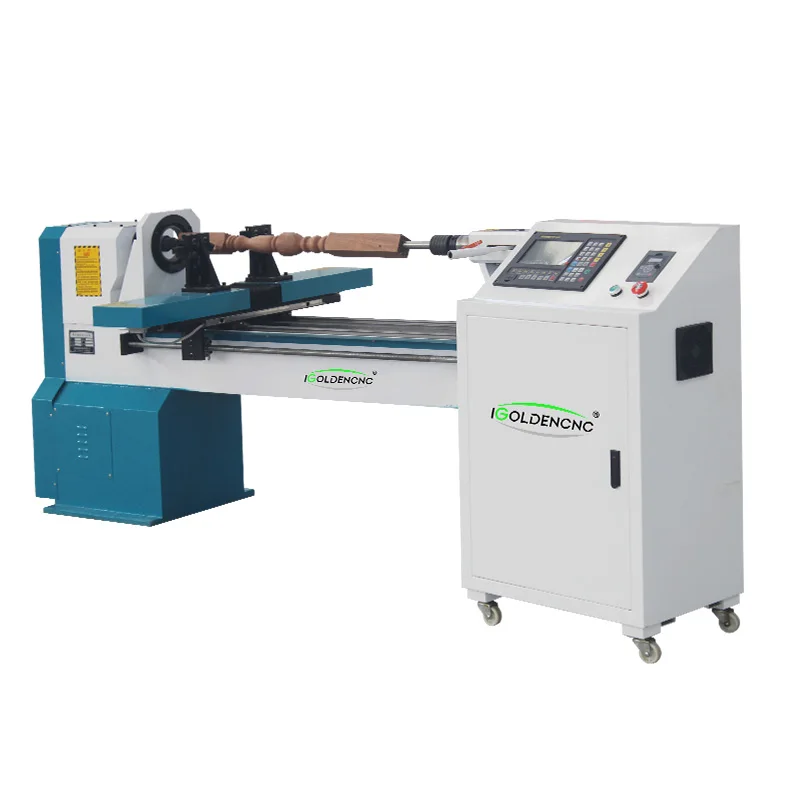 small automatic wood cnc lathe machine/mini cnc lathe machine with cheap price