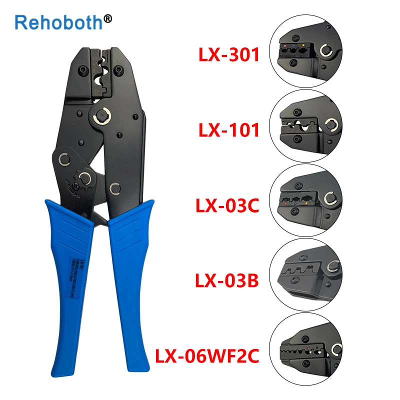 LX Series Crimping Pliers Electrical Termination hand tools Set for Cold Pressed Pre-insulated Terminal Bare Terminals