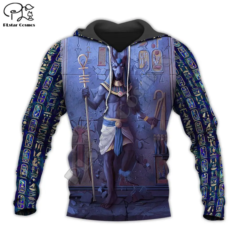 

PLstar Cosmos, Хорус, Египетский Бог, глаз Египта, Фараона, анубис, Древний Египет, 3 отпечатка, молния, толстовки, свитшот, куртка, для мужчин и женщин, s5