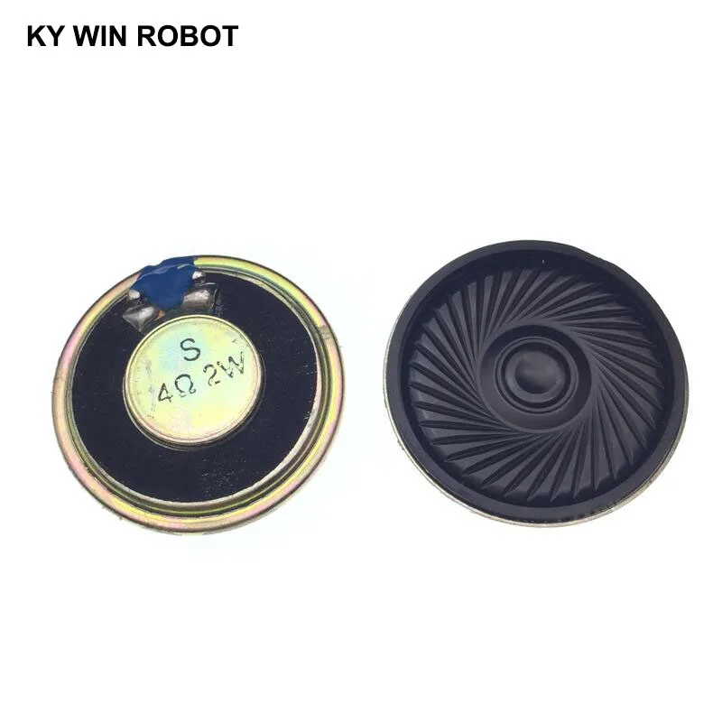 2 Stks/partij Nieuwe Ultra-Dunne Mini Speaker 4 Ohm 2 Watt 2 W 4R Speaker Diameter 36Mm 3.6cm Dikte 5Mm