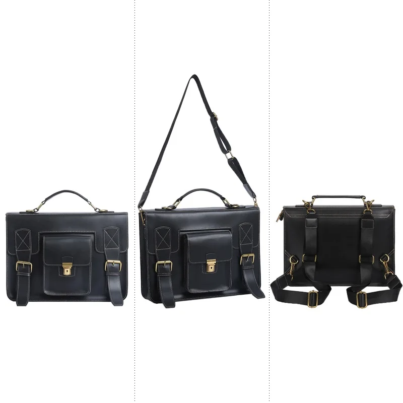 Computer Schouder Tas Jk Uniform Tas Retro Laptop Tas Vrouwen Draagbare Niche Handtassen 14 \