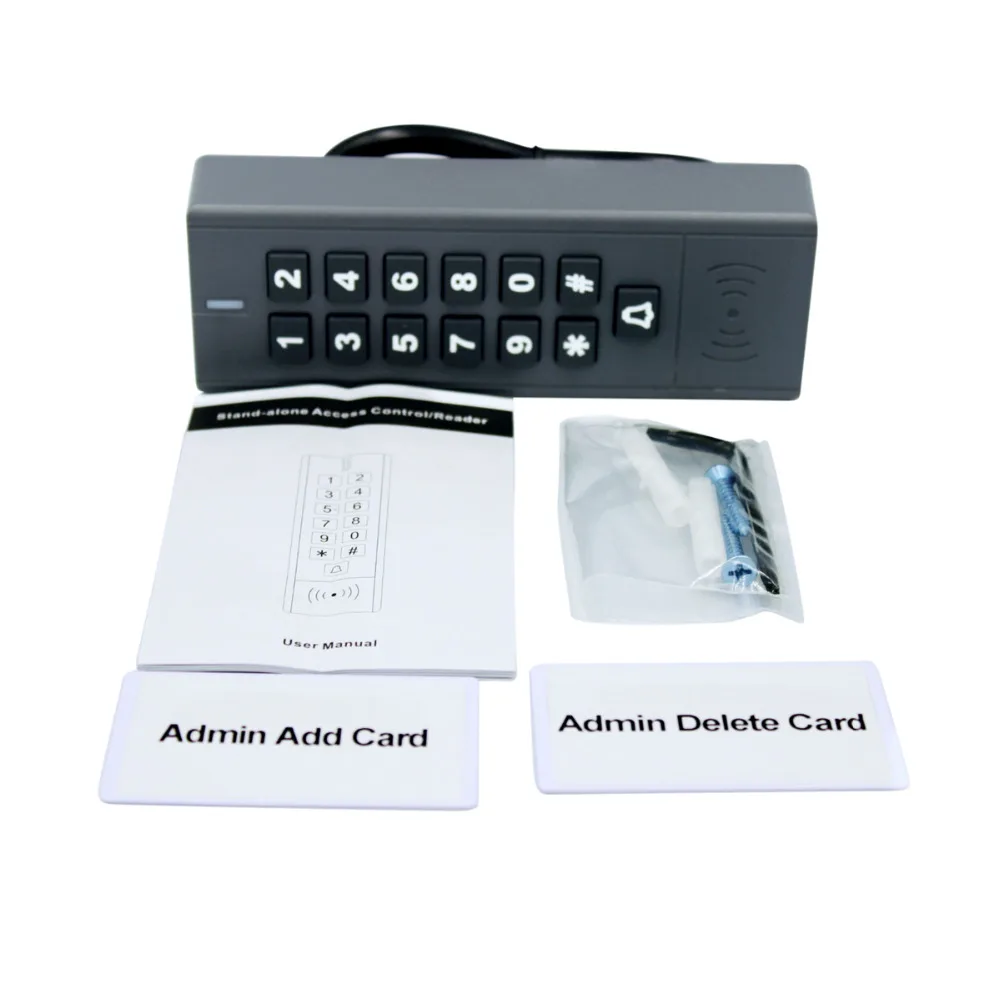 RFID Keypad 125Khz Access Controller Proximity Entry Door Controller Waterproof 1000 User DC 12V-24V