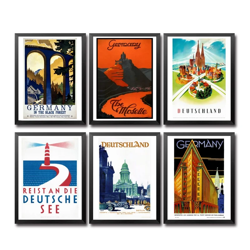 Germany Vintage Travel Poster