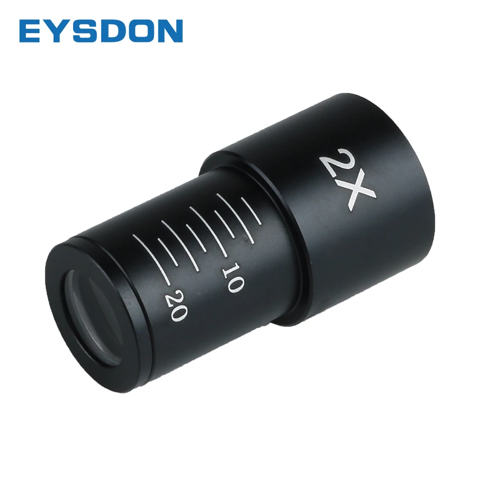 Mikroskop EYSDON 2X soczewka barlowa do montażu 23.2mm mikroskop biologiczny portu