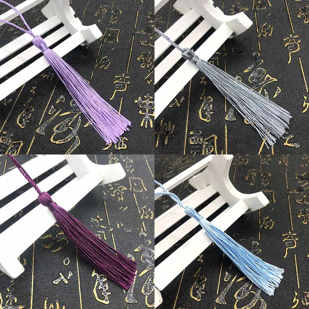 20Pcs 75mm Hanging Rope Tassel Fringe For DIY Key Chain Earring Hooks Pendant Jewelry Making Findings Accessories Tassels
