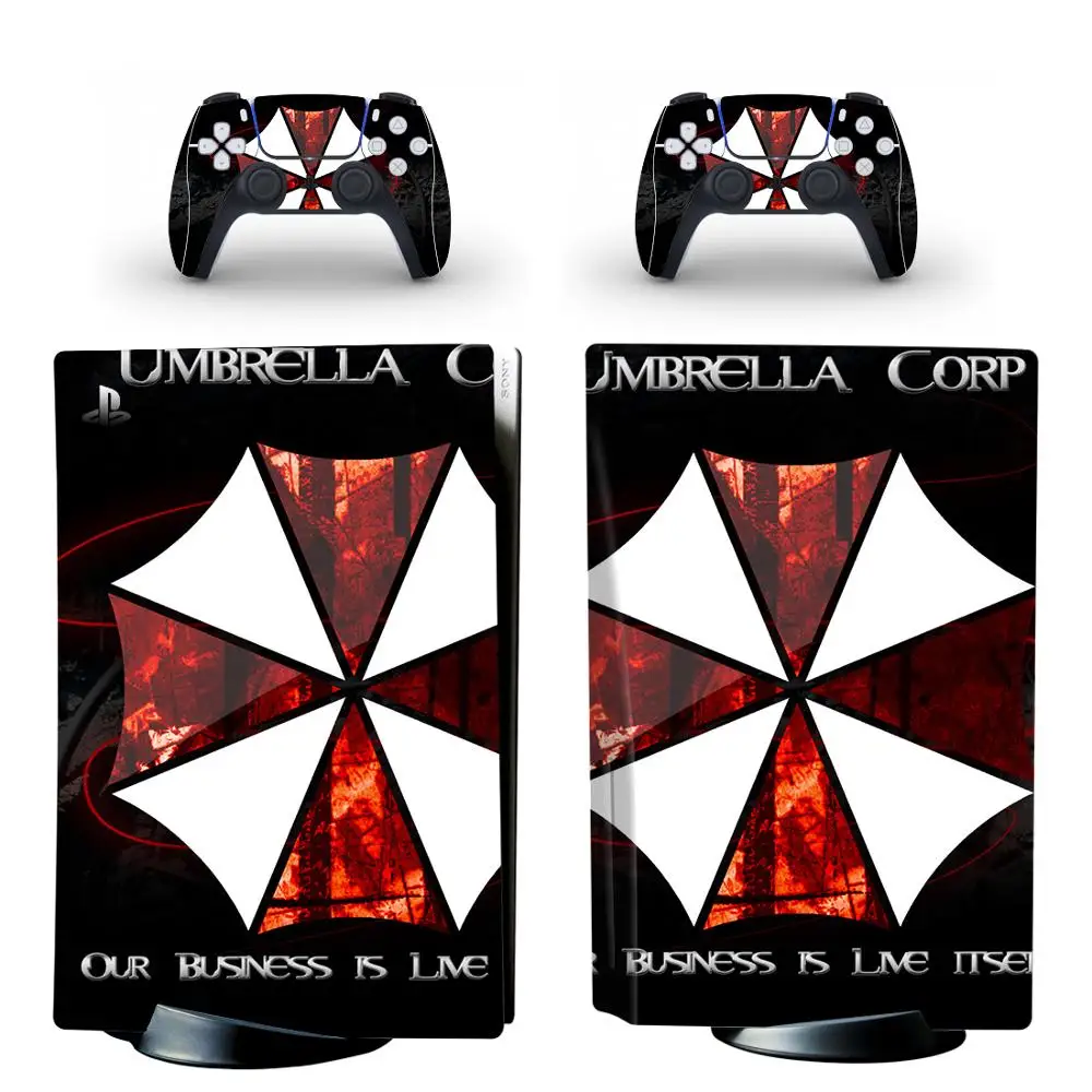 Стикеры Umbrella PS5 для консоли PlayStation 5 и контроллера PS5