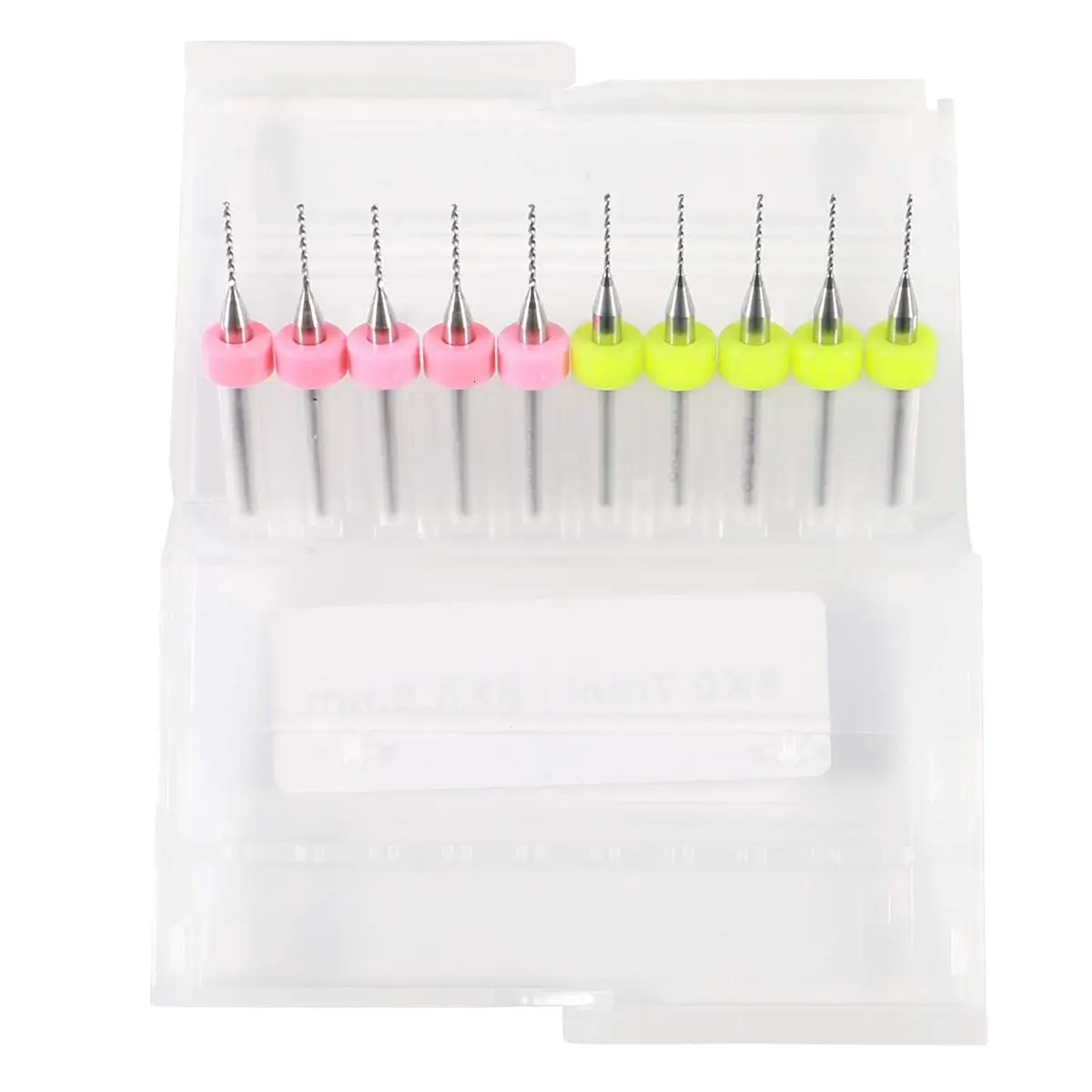 10Pcs PCB Drill Bits ชุดเกลียวขลุ่ยคาร์ไบด์0.3มม.0.4มม.0.5มม.0.6มม.0.7มม.0.8มม.0.9มม.1.0มม.1.1มม.1.2มม.PCB Rotary เครื่องมือ