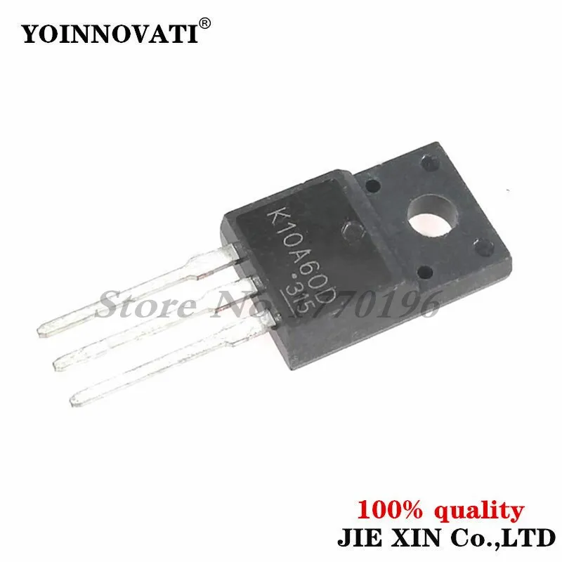 10PCS K10A60D TK10A60D  TO-220F 600V 10A