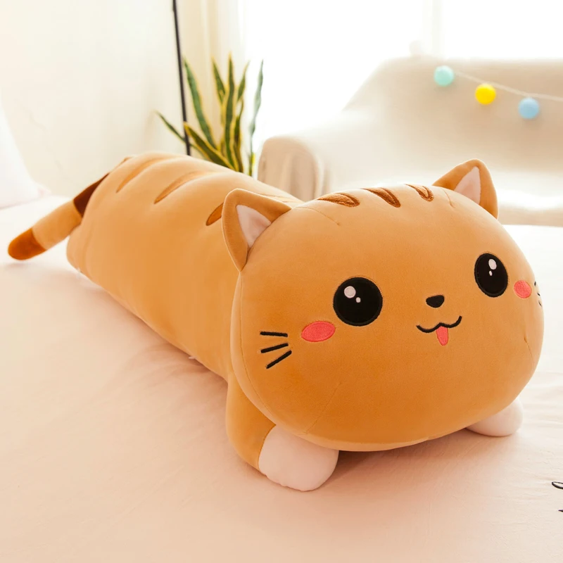 lovely cartoon kitty plush toy long cat soft doll Christmas gift b2663