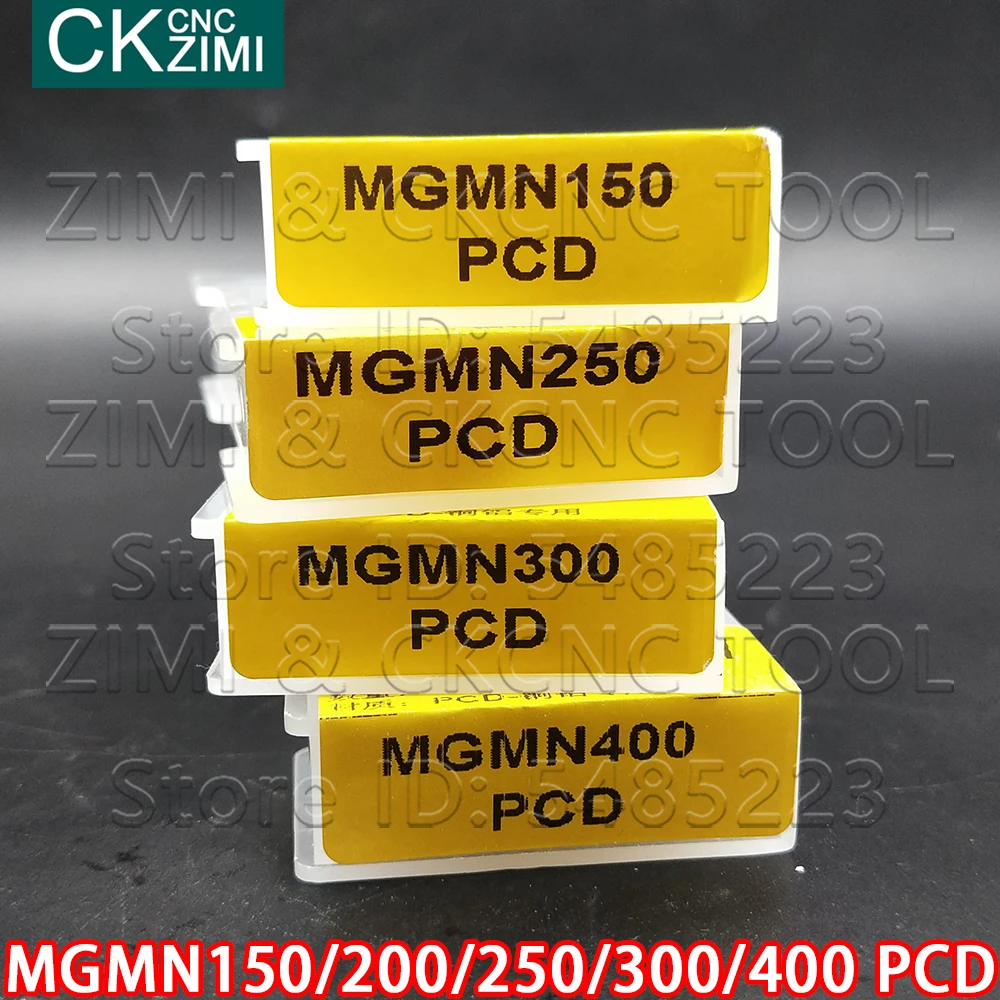 MGMN150 MGMN200 MGMN250 MGMN300 MGMN400 PCD Insert Turning Insert CNC Diamond Lathe Cutter Grooving Blade Tool MGMN for aluminum