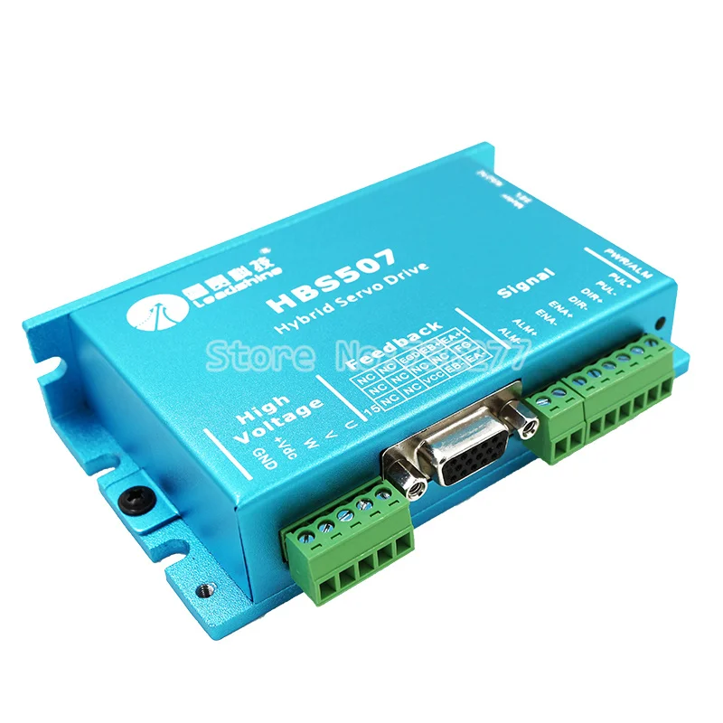 

Original HBS507 Hybrid servo drive NEMA 23 3 phase closed loop motor 50VDC 6A input step driver