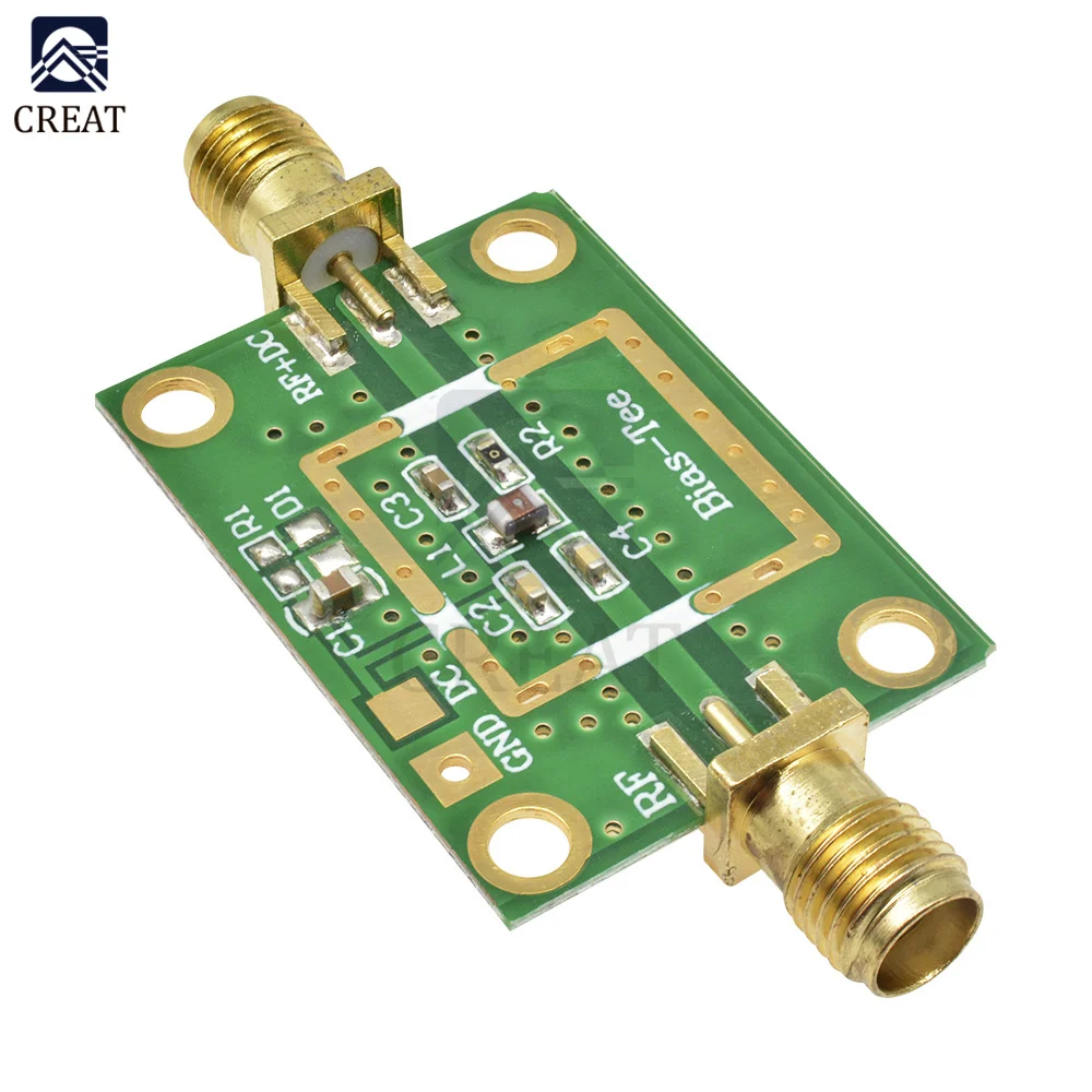 Bias Tee Wide Band Frequency Amplifier Amp Module 10MHz-6GHz RC DF Blocks For HAM Radio RTL SDR LNA Low Noise