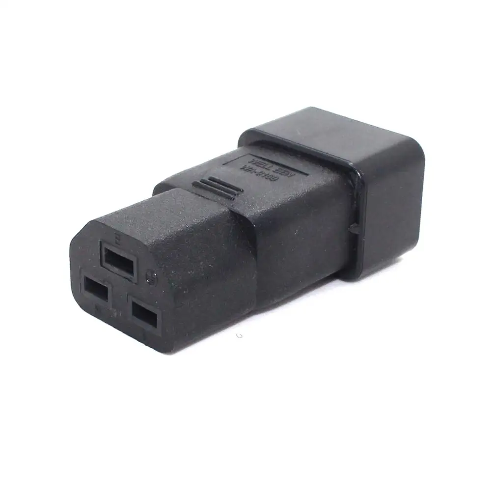 IEC320 IEC 320 C20 to C21 C19 Male to Female Extension PDU UPS Power Adapter connector Rated 16A 250V