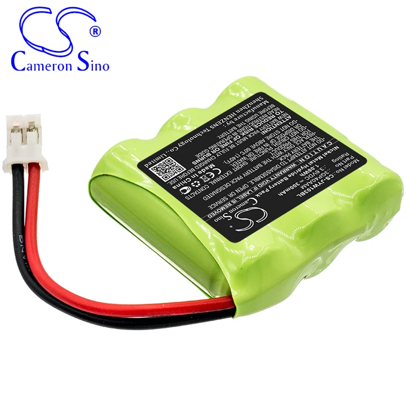 CameronSino 배터리 JAY willpa 1035 용 JAY 3GP40AAM 크레인 원격 제어 배터리 300mAh/1.08Wh 3.60V Ni-MH Green