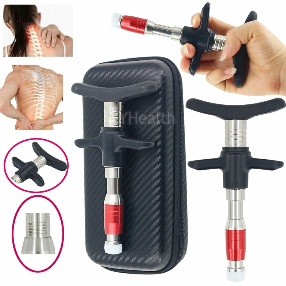 

New Manual Chiropractic Gun Spine Joint Pain Relief Massage Tool Spine Correct Gun Correction Massager Health Care Instrument