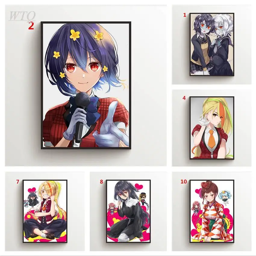 Zombieland Saga Minamoto Sakura Anime Posters Wall Poster Canvas Painting Wall Decor Retro Poster Wall Art Picture Home Decor