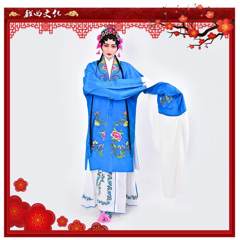 Huangmei Opera Dress Dance Suit Chinese Traditional Beijing Opera Costume Stage Performance Suit Hua Dan Costume Opera Sleeves