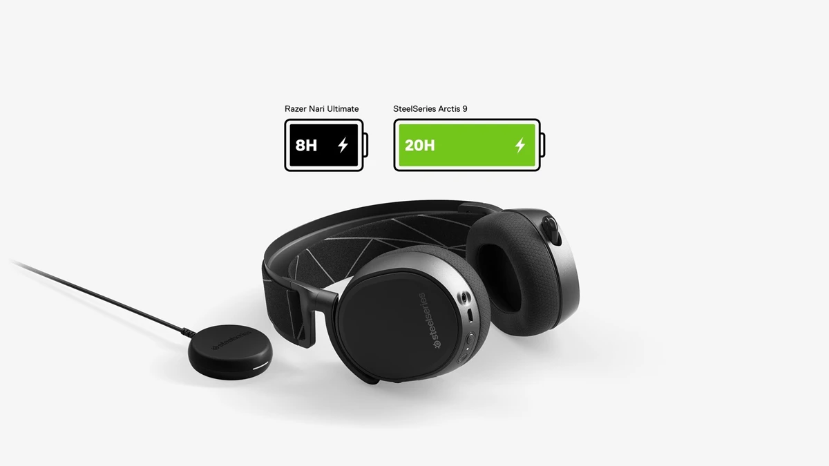 SteelSeries Arctis 9 Wireless Gaming Headset Integrated 2.4