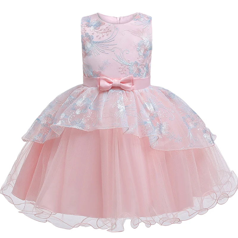 Baby Girls Christmas Party Tutu Dress Girls Wedding Princess Ball Gown Brithday Dresses Children Clothes Kids Clothing New Year