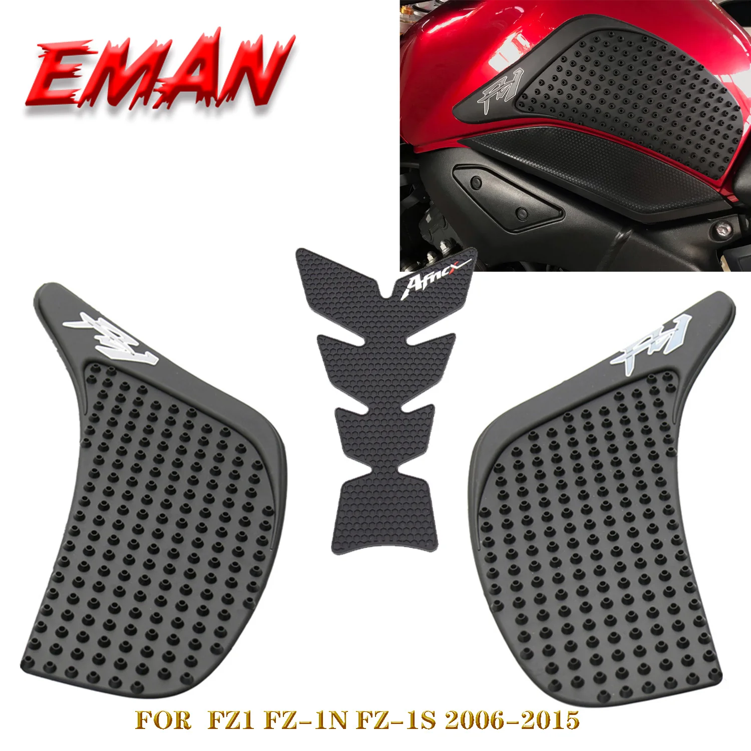 

For FZ1 FZ-1N FZ1N FZ1S FZ 1S 2006-2015 Motorcycle Traction Pads Protector Stickers Anti slip Tank Pad Side Gas Knee Grip