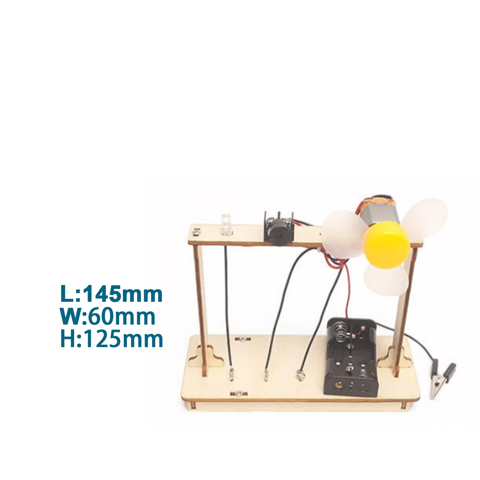 Funny Science Physical Experiment Small Invention Education Toys DIY Wooden Sound light electricity Model Children Learning Toy