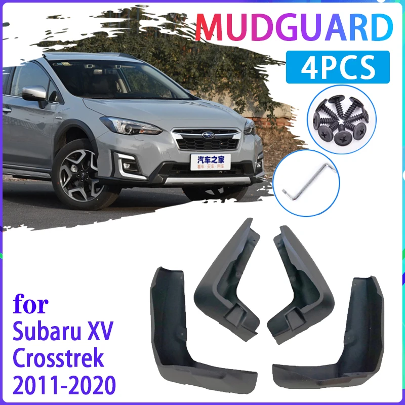 4 PCS Car Mud Flaps for Subaru XV Crosstrek 2011~2020 2013 2014 2015 16 Mudguard Splash Guards Fender Mudflaps Auto Accessories