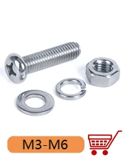 2/50X M2.5 M3 M3.5 M4 M5 M6 M8 M10 M12 M14 M16 A2-70 304 Edelstahl Übergroße Flache Unterlegscheiben, Einfache Dichtungen – Detail 24