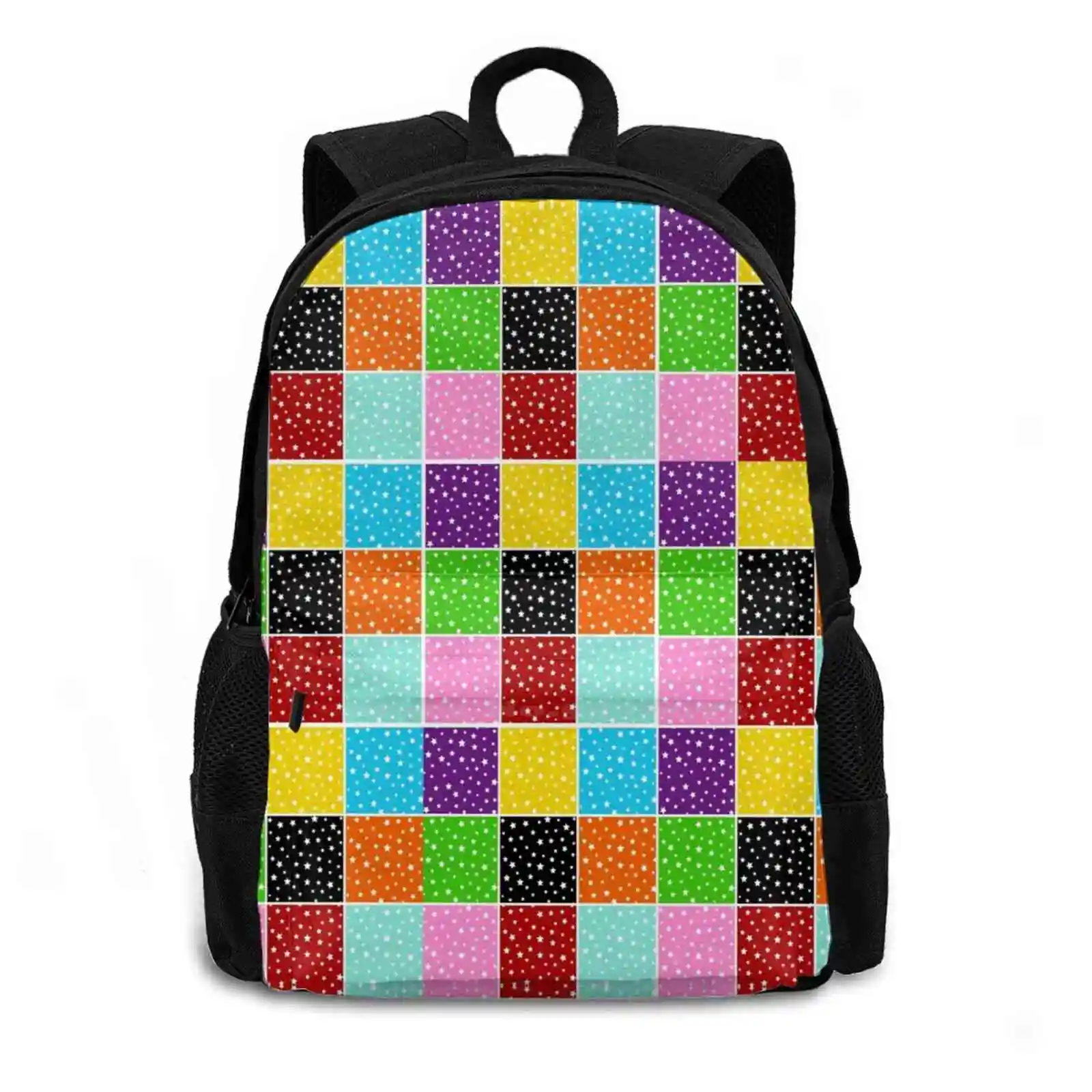 Live In Color Collection By Studio M & Co School Bags For Teenage Girls Laptop Travel Bags Retro Disco True Color Multicolor