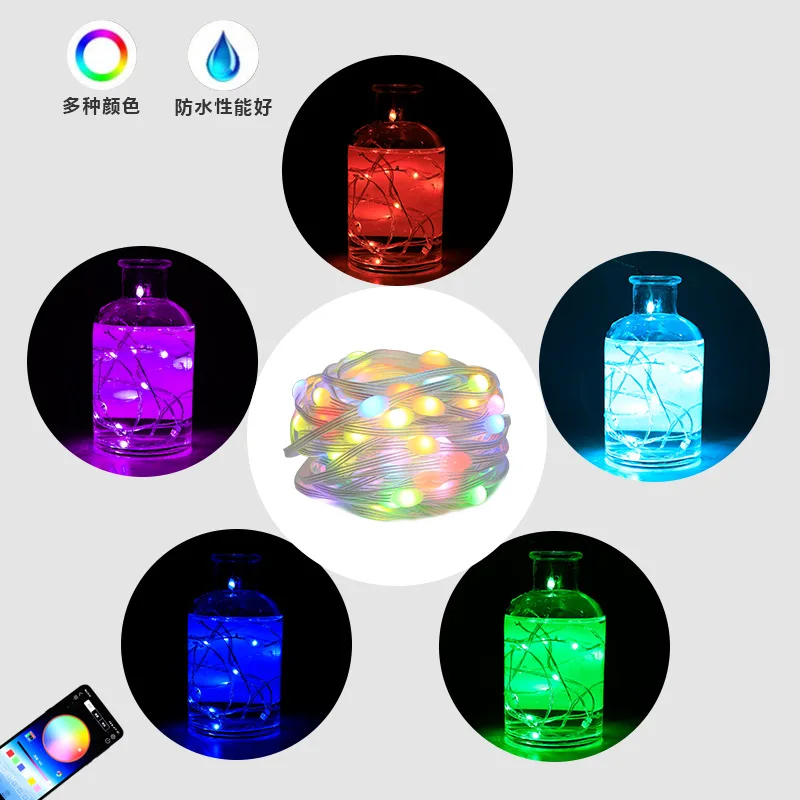 10M USB LED String Light Bluetooth App Control String Lights Lamp Waterproof Outdoor Fairy Lights for Christmas Tree Decoration