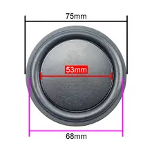 Rubber Bass Radiator 30.5MM to 85MM 2PCS #5