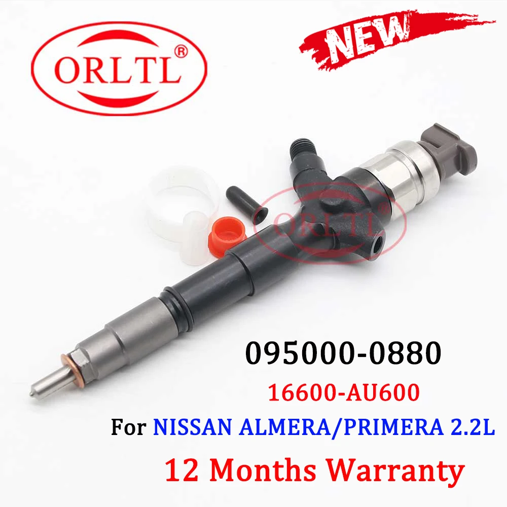 

ORLTL DIESEL 16600-AU600 095000-0880 16600AU600 0950000880 Fuel Injector Nozzle for NISSAN ALMERA/PRIMERA 2.2L ENGINE