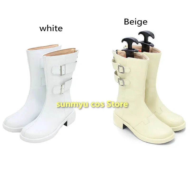 Tokyo Revengers  White Boots Cosplay Manjiro Sano Ken Ryuguji Tokyo Manji Gang Cosplay Boots Uniform Shoes Custom Size Halloween