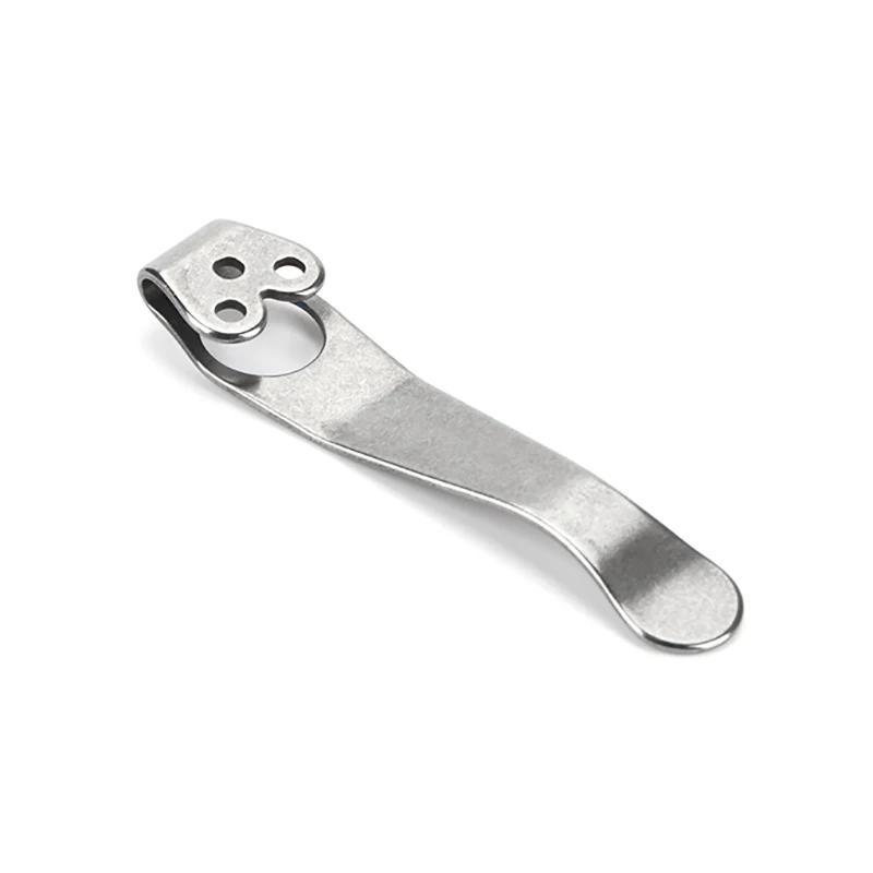 Imagem -04 - Titanium Back Clip Peça de Substituição para Spyderco Deep Carry Clip Bolso 3-hole Design Acessórios Faca Alta Qualidade C81 C10 C11