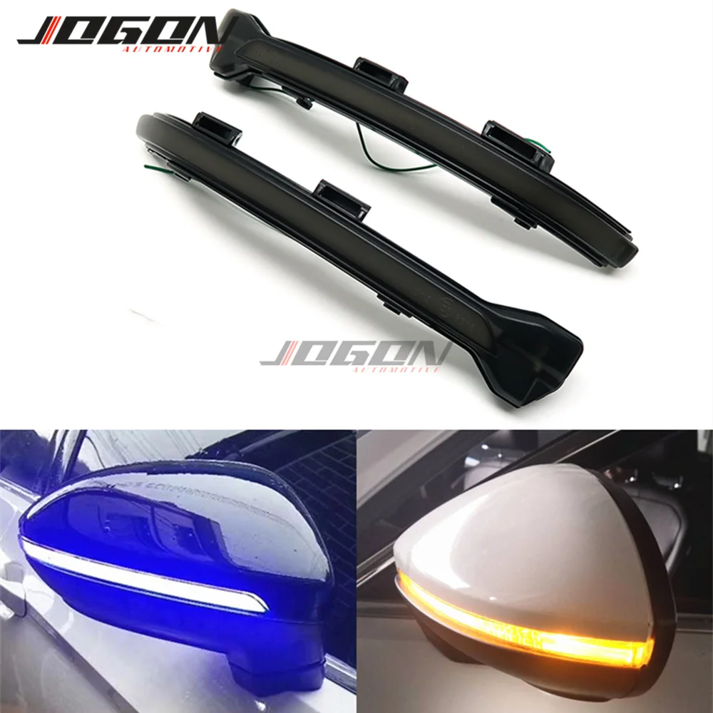 

Car LED Dynamic Mirror Indicator Blinker Repeater Lamp For VW Volkswagen Golf 7 VII MK7 MK7.5 GTI R Rline GTD GTE Touran