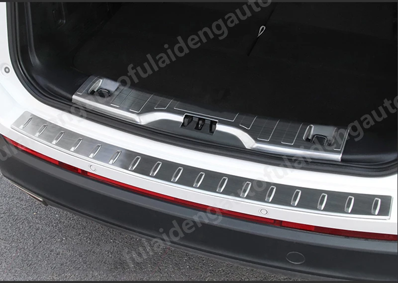 1pcs For Ford Edge 2015-2018 Stainless Steel Rear Bumper Protector Sill Plate Cover Trim Car Styling Accessories