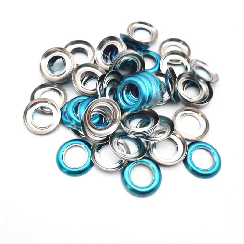 100 PCS Round Stainless Steel Trim Ring Bezel Cover for 3/4 Inch LED Marker Lights