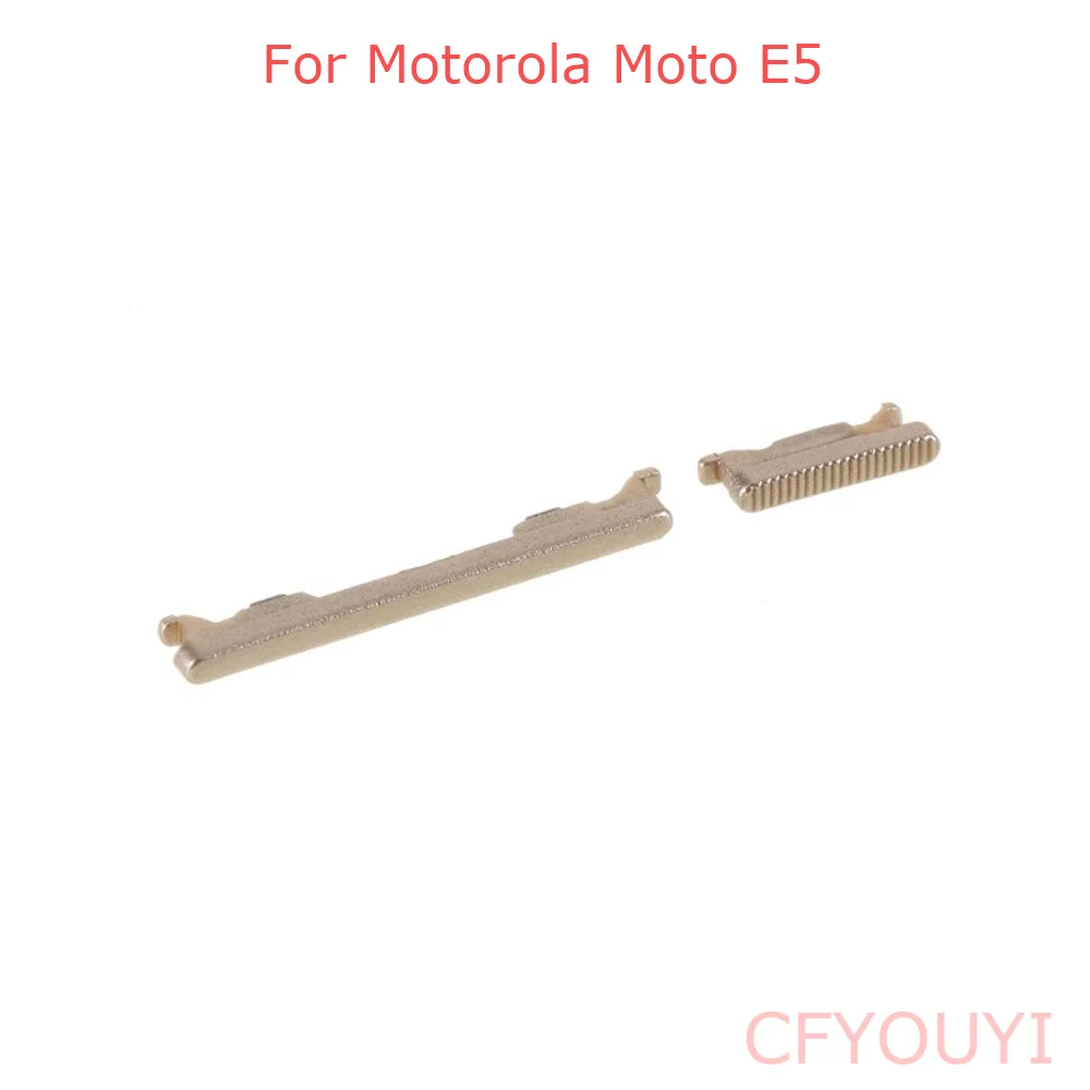 

New For Motorola Moto E5 Side Key Power and Volume Buttons Set Replacement Part