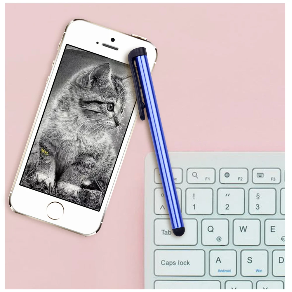 Capacitieve Touchscreen Stylus Pen For A Ipad Air Mini 2 3 4 For A Iphone 4 4S 5 6 7 Samsung universele Tablet Pc Sm 10 Stks/Partij