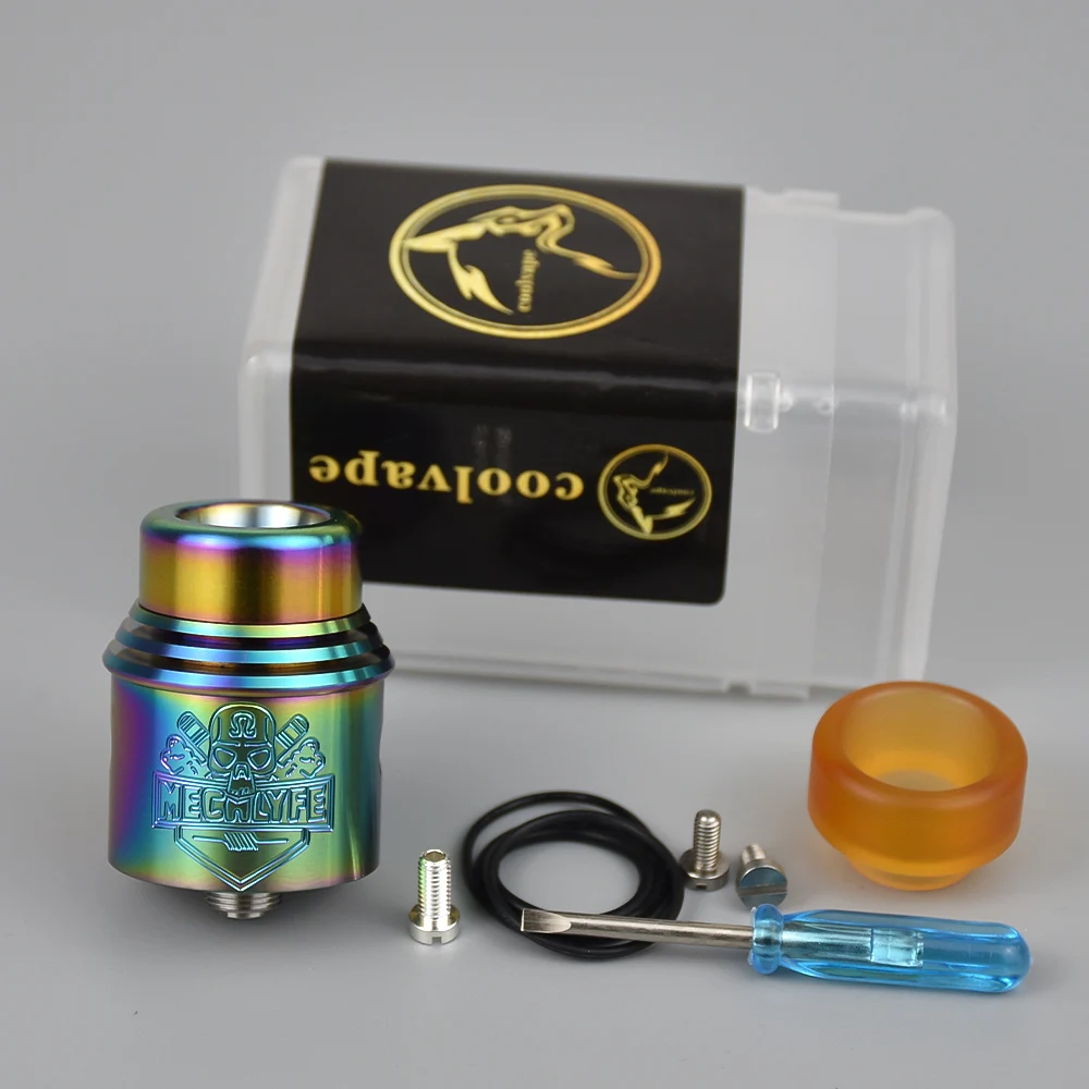 Coolvape Apocalypse GEN 2 RDA Mechlyfe Style RDA with Squonk BF PIN SS 316 Replaceable Tank vape atomizer