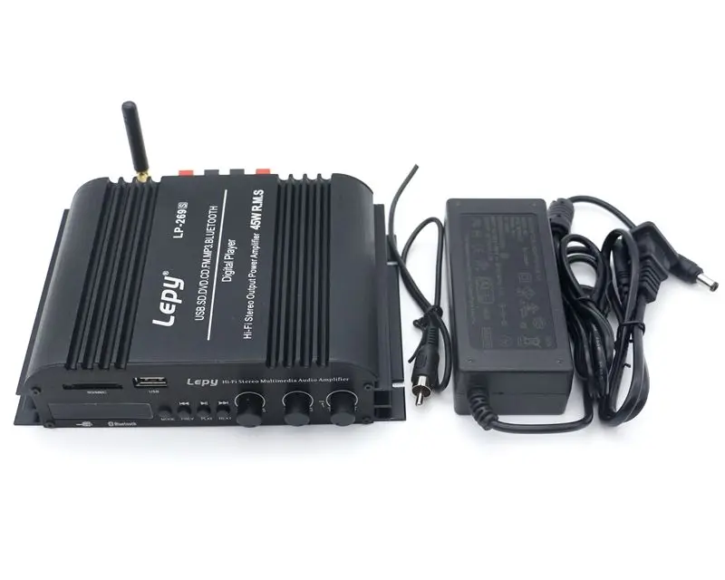 Lepy LP-269S 4 قناة Hifi بلوتوث مكبر للصوت 3.5 مللي متر AUX USB SD FM الرقمية ستيريو أمبير ل سيارة المنزل الكمبيوتر