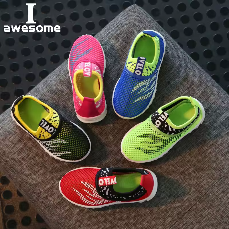 Size 21-38 New Mesh Kids Sneakers Lightweight Children Shoes Casual Breathable Boys Shoes Non-slip Girls Sneakers Zapatillas Products on AliExpress