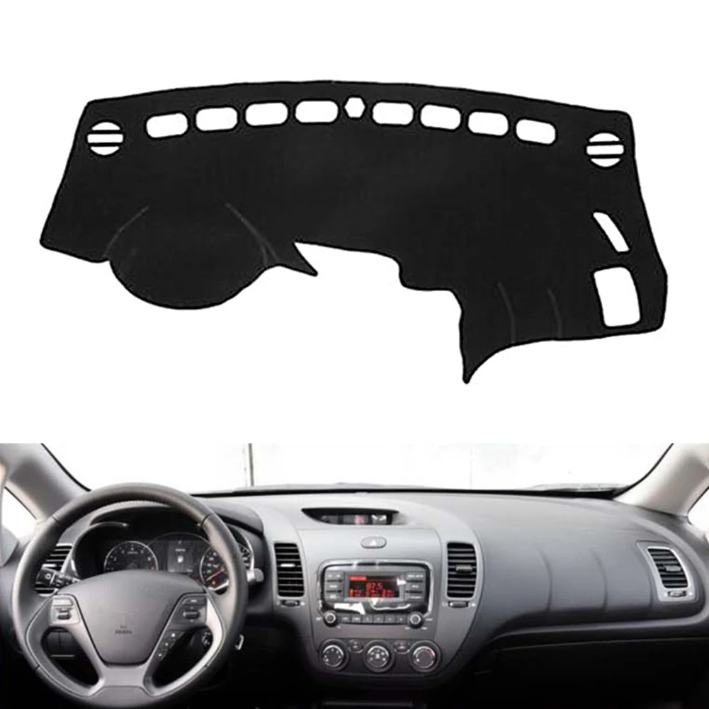 LHD Car Dashboard Cover Non-slip Dashmat Dash Mat Pad For Kia Forte Cerato 2014 2015 2016 2017