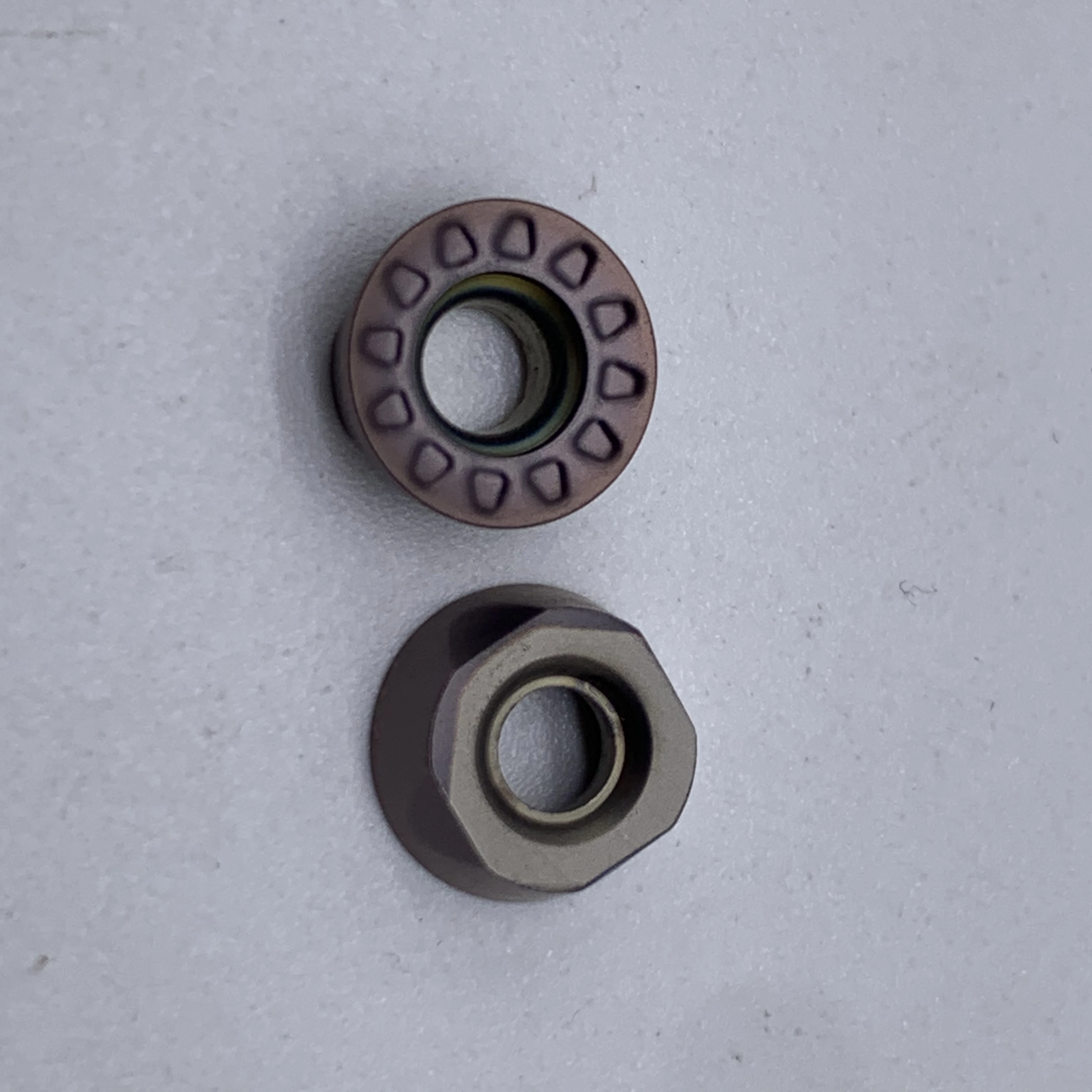 10PCS คาร์ไบด์แทรก RPMT08T2 MO VP15TF เครื่องมือตัดเครื่องมือ RPMT 08T2 Face Mill เครื่องกลึงโลหะ CNC